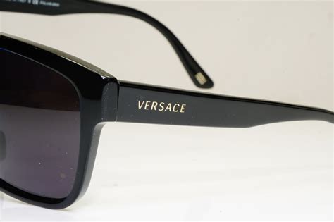 vintage versace black sunglasses polarized|authentic Versace unisex sunglasses.